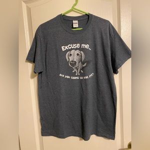 Tee Shirt Short Sleeve Size Large Dark Gray